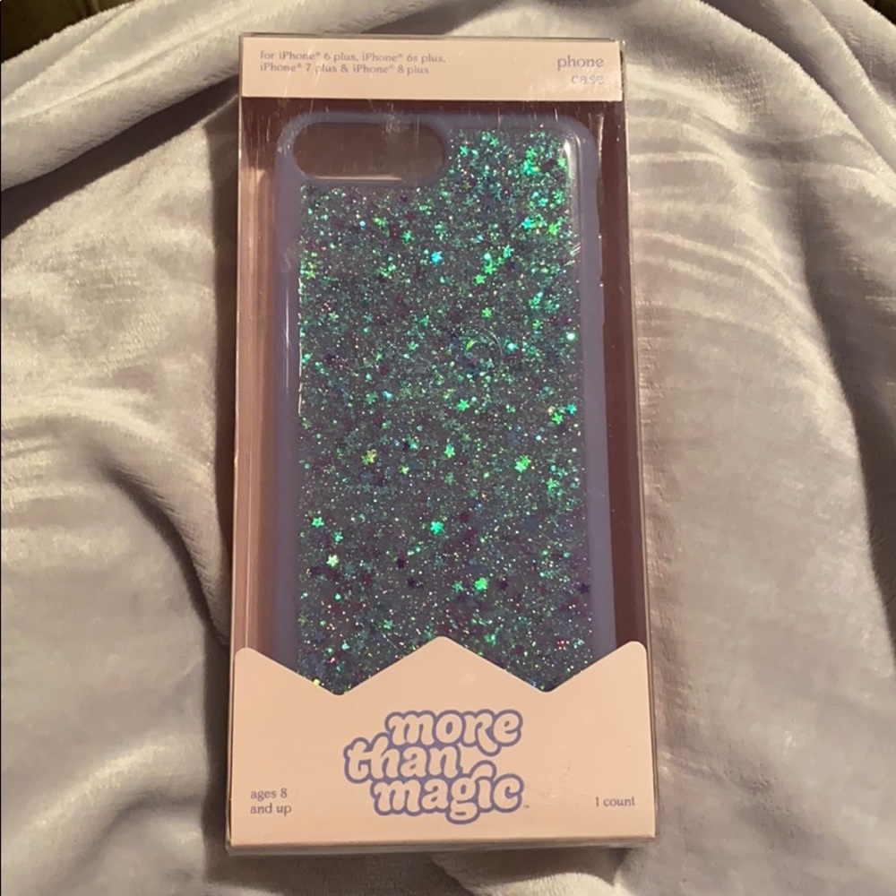 More than magic glitter phone case